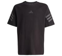Adidas Future Icons 3 Stripes Short Sleeve T-shirt Black 11-12 Years Kids