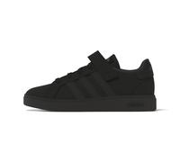 Adidas Kids Grand Court Lifestyle Court Elastic Lace and Top Strap Shoes Colour: Black, Size: 11c UK