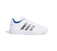 Adidas Kids Grand Court Lifestyle Lace Tennis Shoes Colour: White, Size: 3 UK