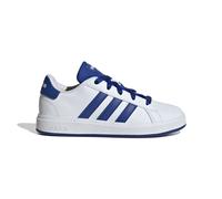 adidas Unisex Kids Grand Court Lifestyle Tennis Lace-up Shoes Tennis Shoes, FTWR White Team Royal Blue Core Black, 4.5 UK Child