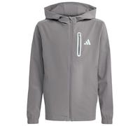 adidas - Kid's Hooded Tech Woven Jacke - Training jacket size 176, grey