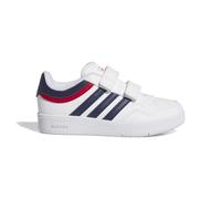 adidas Hoops 4.0 Shoes, FTWR White/Dark Blue/Better Scarlet, 1.5 UK Child
