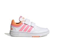 Adidas Kids Hoops Lifestyle Basketball Hook-and-Loop Shoes Colour: White, Size: 13 1/2c UK