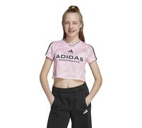 adidas Kids House of Tiro Colors Football Crop T-Shirt Pink/White 11-12 Years