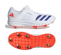 adidas Kids Howzat 2.0 Spike White Blue Red Cricket Shoes Size UK 6.5- Free P&P