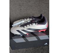 Adidas Kids Junior Predator Elite FG Platin Metallic/Aurora Black/Carbon UK 5.5