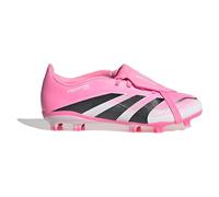 adidas Kids League Fold Over Tongue Childrens Firm Ground Football Boots Pink/White 1 UK Child