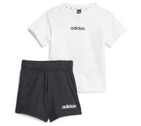 Adidas Essentials Linear Tee Set White,Black 6-9 Months Boys,Girls