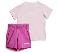 adidas - Kid's Linear Logo T-Set 160 - Tracksuit size 92, pink