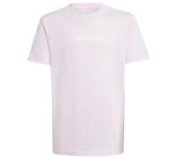 adidas Unisex Kids Essentials Linear Logo T-Shirt, Clear Pink/White, 15-16 Years