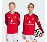 Manchester United 25/26 Long Sleeve Home Jersey Kids