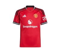 Adidas Football Shirt Manchester United 25/26 Home Junior Short Sleeve Red 9-10 Years