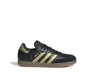 adidas Kids Messi Samba Trainers Juniors Black/Gold/Gum 5 UK Child