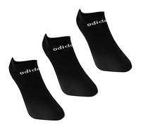 adidas Kids NoShow Three Pack Socks Black/White UK 1-2.5