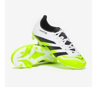 adidas Predator Club Firm Multi Ground Football Boots Kids, Cloud White/Core Black/Lucid Lemon, 4.5 UK Child