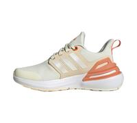Adidas Kids Rapida Bounce Lace Up Sport Trainers - Off White - Off White - 5 UK Child