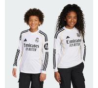 adidas Kids Real Madrid 25 26 Long Sleeve Home Jersey Kids