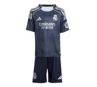 adidas Kids Real Madrid Away Mini Kit 2025 2026 Infants Short Sleeve Crew Neck