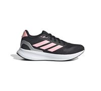 adidas RUNFALCON 5 Shoes Junior Running, Core Black/Pink/Silver Metallic, 5.5 UK