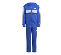Adidas Kids Seasonal Essentials Tiberio 3-Stripes Fleece Track Suit Colour: Royal, Size: 4-5 years