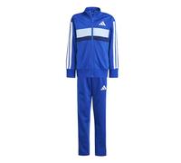 Adidas Kids Seasonal Essentials Tiberio 3-Stripes Tricot Track Suit Size: 6-7 years, Colour: Blue