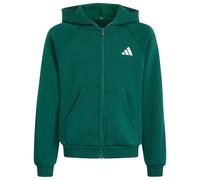 Adidas Seasonals Collegiate Typography Full Zip Sweatshirt Green 7-8 Years Kids