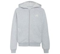 Hooded sweatshirt with zipper adidas Collegiate Typography Gris 15/16 ans