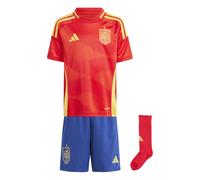 adidas Kids Spain Home Minikit Clothing Set 2024 Infants Short Sleeve