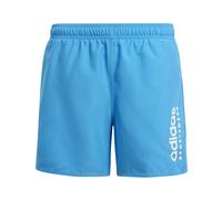 adidas Boy's Sportswear Essentials Logo CLX Swim Shorts Kids, Bright Blue/White, 9-10 Years
