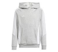 adidas Kids Tiro 24 Sweat Hoodie Juniors Grey Heather/white 9-10 Years