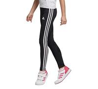 Adidas Kids Training Equipment - 3 Stripes Tights - Black size Medium/9-10 Years