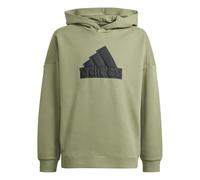 adidas Kids U Fi Logo HoodieHoody Unisex Green/black 11-12 Years