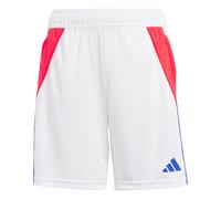 adidas Kids Unisex Boys / Girls Tiro 24 Training Shorts Junior Zip Pockets JE1999 - White - Size 9-10Y