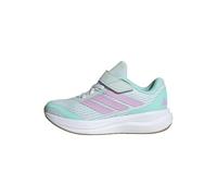 adidas Kids Unisex Run Falcon 6 Elastic Lace & Strap Sneaker, Halo Mint/Bliss Lilac/Aqua Flash, 32