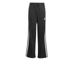 adidas Kids Widelegjogger Fleece Jogging Bottoms Sweatpants Open Hem