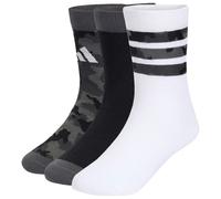 adidas - Kid's YB Camo 3-Pack - Sports socks size 37-39, white