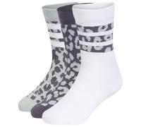 adidas - Kid's YG Leo 3-Pack - Sports socks size 25-27, white/grey