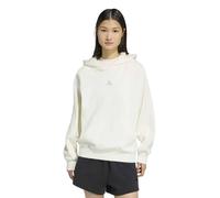 adidas Kit 3-Stripes Pure Cotton Relaxed Hoodie White