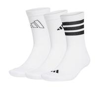 Adidas KQI17 Men's Logo Socks, 3 Pairs, white/black (JI6316), S