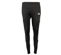 adidas Ladies' 3-Stripe Tight with Mesh, Black, Size Women's Large