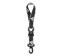 adidas Lanyard for Keys, ID Badge Holder, Keychain with Breakaway Buckle, 2.0 Black/Wrist, One Size
