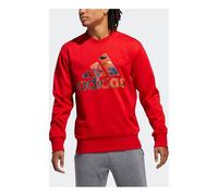 adidas Large logo Printing Basketball Sports Pullover Red GH5007 M