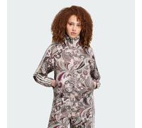 Adidas Originals Liberty London Firebird Satin Full Zip Sweatshirt White XL Woman