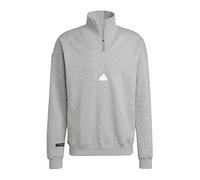 adidas Lifestyle - Textiles - Sweatshirts New Half-Zip Sweatshirt Grey M