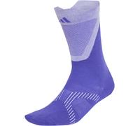adidas Light Crew Running Socks Purple Cushioned Support Sports Training Run Gym
