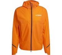 Adidas - Lightweight, breathable and waterproof jacket - Xperior Light Rain Jacket Semi Impact Orange for Men - Size S Orange S