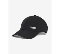 adidas Lightweight Metal Badge Baseball Cap Pure Black - XS