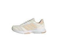 adidas Ligra 8 Womens Indoor Shoes Sports, White/Crystal Sand/Cloud White, 7 UK