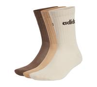 adidas - Cushioned Linear Crew 3-Pack - Sports socks size 43-45, sand