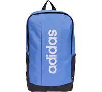 adidas Linear Backpack Blue Gym Travel Training Bag Mens Womens 3 Stripes